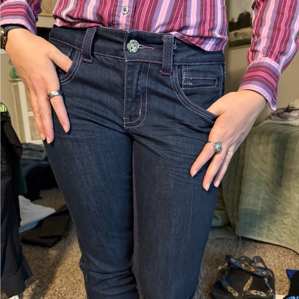 Y2K Dark Blue Women's Jeans